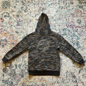 Timberland Camouflage Hoodie Jacket Youth Size 8
